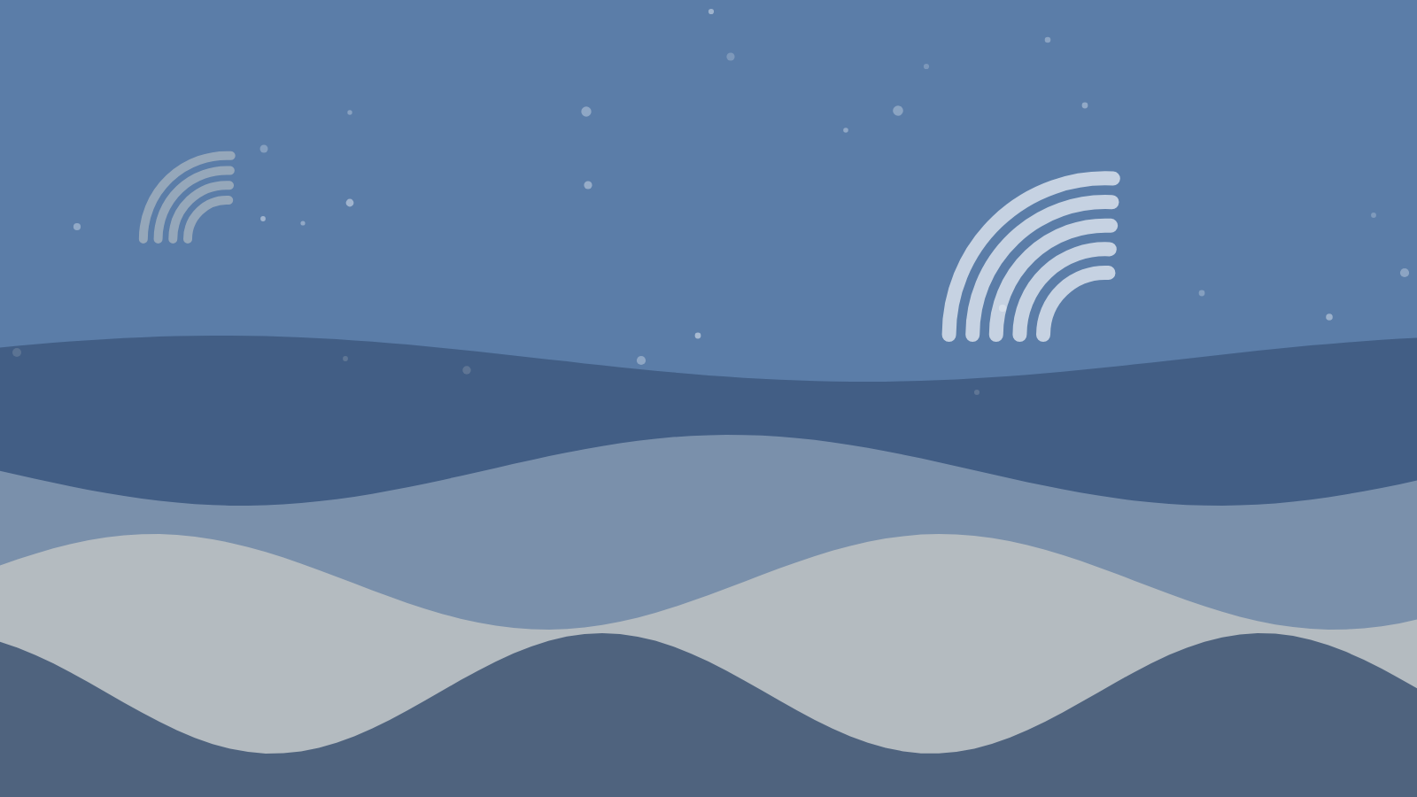 Arte abstrata de inspiração caiçara com ondas e arcos de canoa